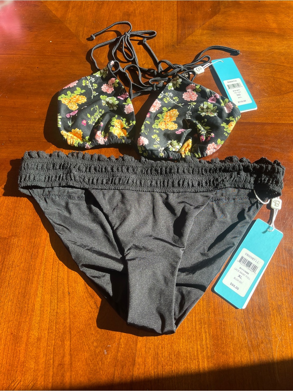 NWT beach bunny bikini DD, XL set